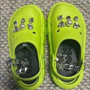 Women’s Lime Green Embellished Shoes